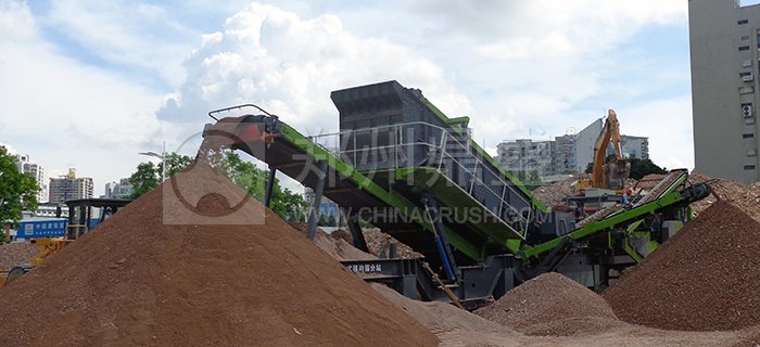 深圳建筑垃圾移動破碎站